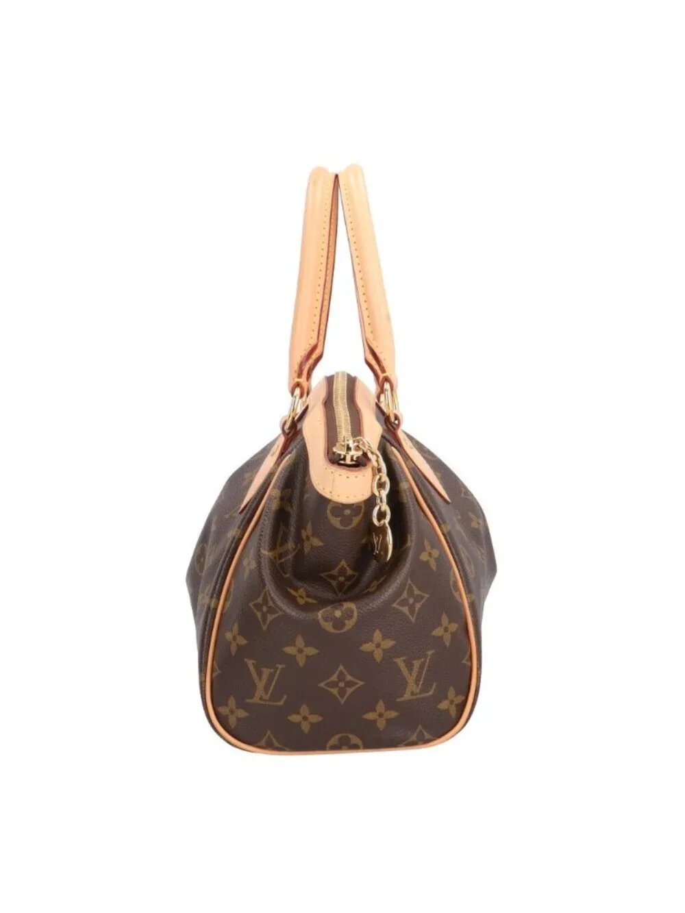Louis Vuitton Tivoli PM Monogram Handbag Canvas Brown